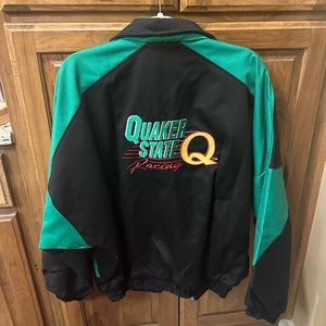 Retro Quaker State Jacket Rare Size L. Amazing quality.